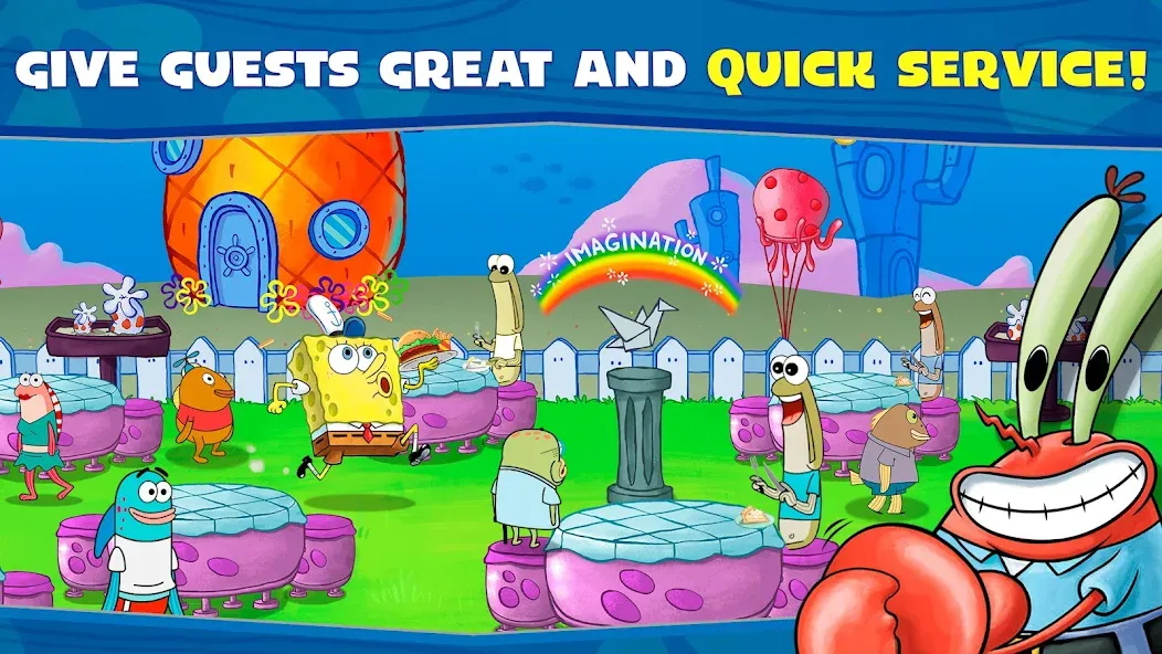 SpongeBob: Krusty Cook-Off  [МОД Меню] Screenshot 3