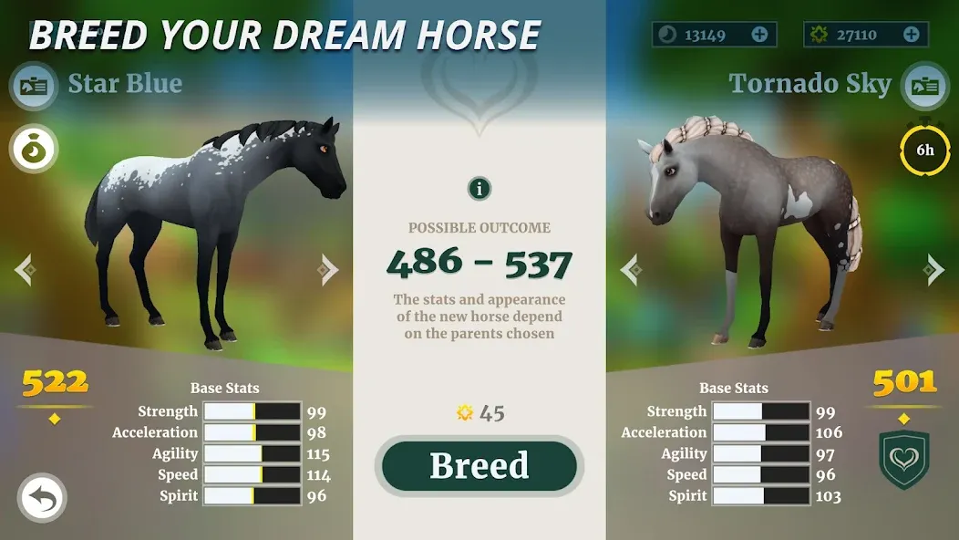 Wildshade: Fantasy Horse Races (Уайлдшейд)  [МОД Бесконечные монеты] Screenshot 2