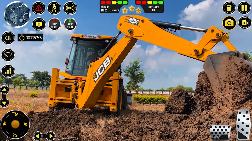 JCB Excavator Construction 3D  [МОД Много монет] Screenshot 4