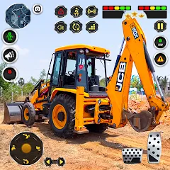 Взлом JCB Excavator Construction 3D  [МОД Много монет] - стабильная версия apk на Андроид