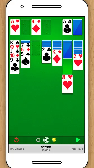 SOLITAIRE CLASSIC CARD GAME  [МОД Unlocked] Screenshot 2