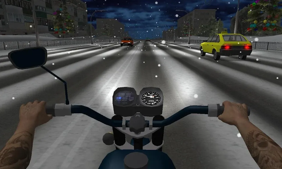 Russian Moto Traffic Rider 3D  [МОД Mega Pack] Screenshot 5