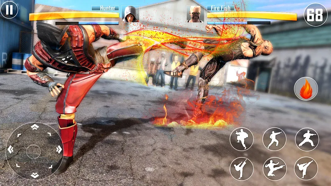 Kung Fu Fighting Karate Games (Кунгфу файтинг карате игры)  [МОД Unlimited Money] Screenshot 5