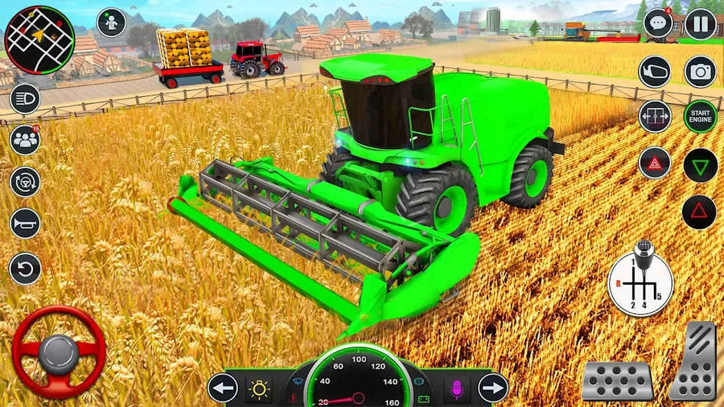 Real Tractor Driving Games (Риал Трактор Драйвинг Геймс)  [МОД Много монет] Screenshot 3