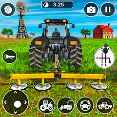 Скачать взломанную Real Tractor Driving Games (Риал Трактор Драйвинг Геймс)  [МОД Много монет] - полная версия apk на Андроид