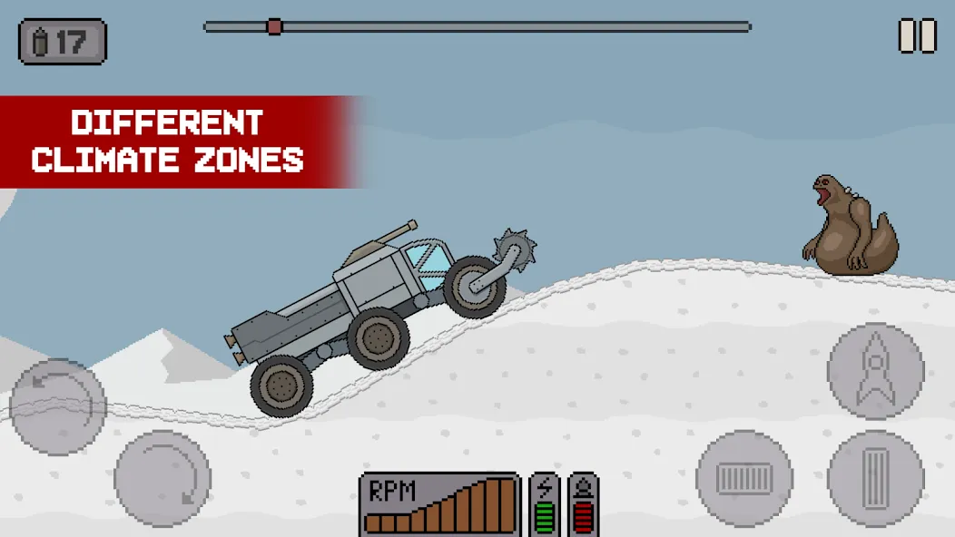 Death Rover: Space Zombie Race (Дэт Ровер)  [МОД Бесконечные монеты] Screenshot 3