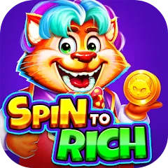 Взломанная Spin To Rich - Vegas Slots (Спин Ту Рич)  [МОД Много денег] - последняя версия apk на Андроид