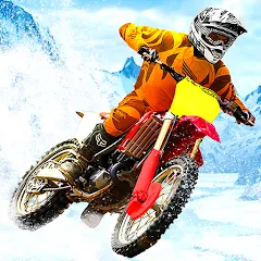 Скачать взлом Snow Tricky Bike Stunt Race 3D  [МОД Много монет] - стабильная версия apk на Андроид