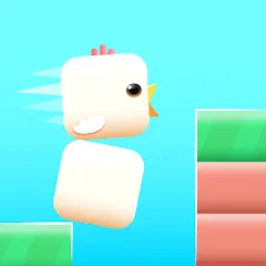 Взлом Square Bird - Flappy Chicken (Сквер Брд)  [МОД Меню] - стабильная версия apk на Андроид