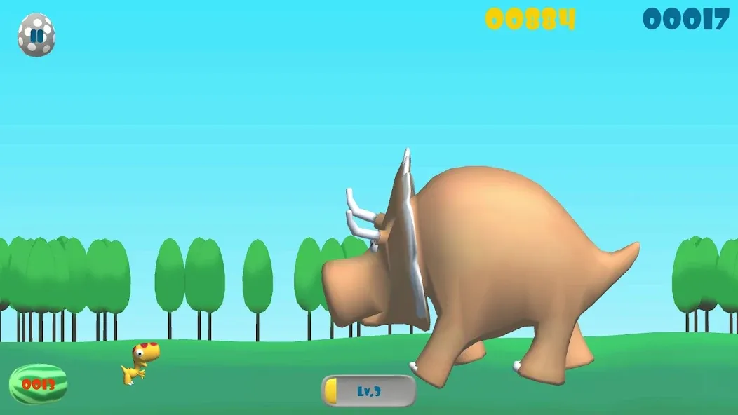 Dinosaur Run (Динозавр Ран)  [МОД Много монет] Screenshot 3