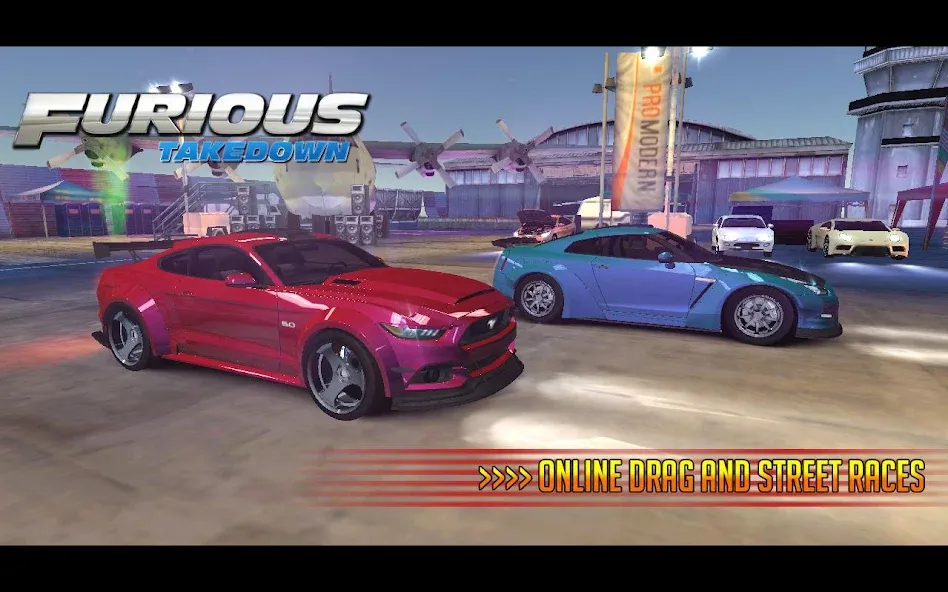 Furious: Takedown Racing (Фьюриъс)  [МОД Menu] Screenshot 2