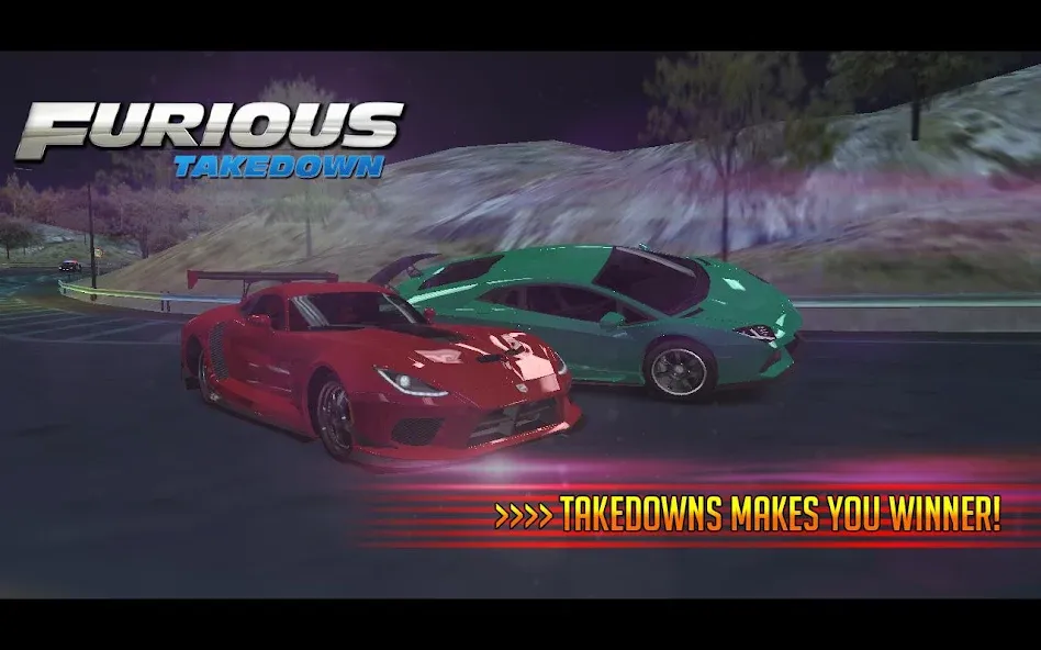 Furious: Takedown Racing (Фьюриъс)  [МОД Menu] Screenshot 4