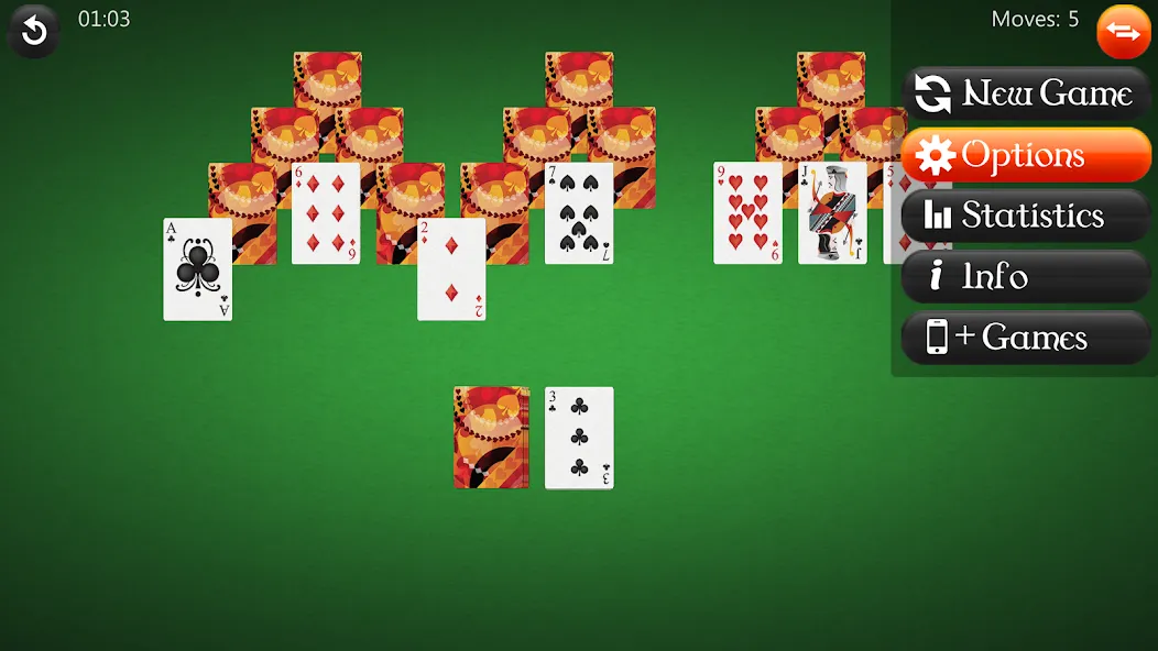 TriPeaks Solitaire (ТриПикс Пасьянс)  [МОД Много монет] Screenshot 3