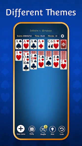 Solitaire: Classic Card Games  [МОД Unlimited Money] Screenshot 4