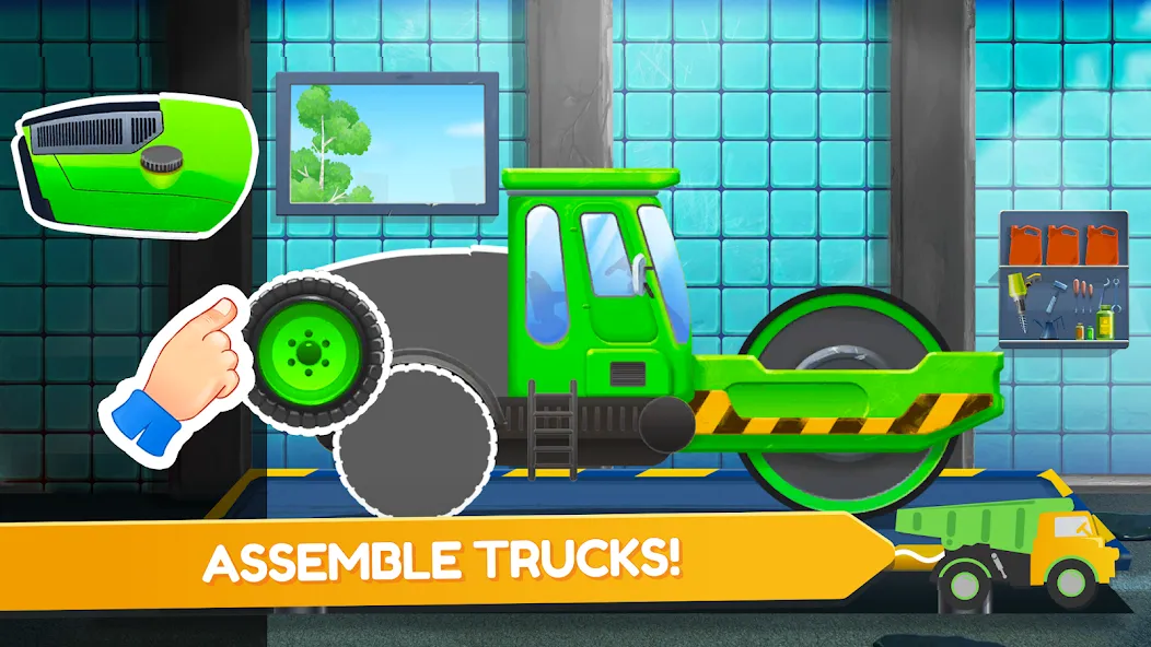 Build a House: Building Trucks  [МОД Menu] Screenshot 3