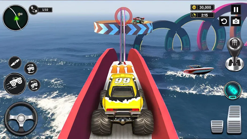 Monster Truck Games- Car Games  [МОД Много монет] Screenshot 4