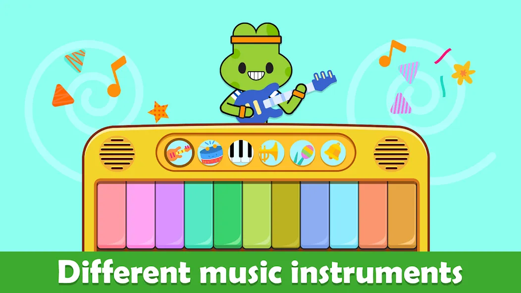 Baby Piano Kids Music Games  [МОД Бесконечные деньги] Screenshot 3