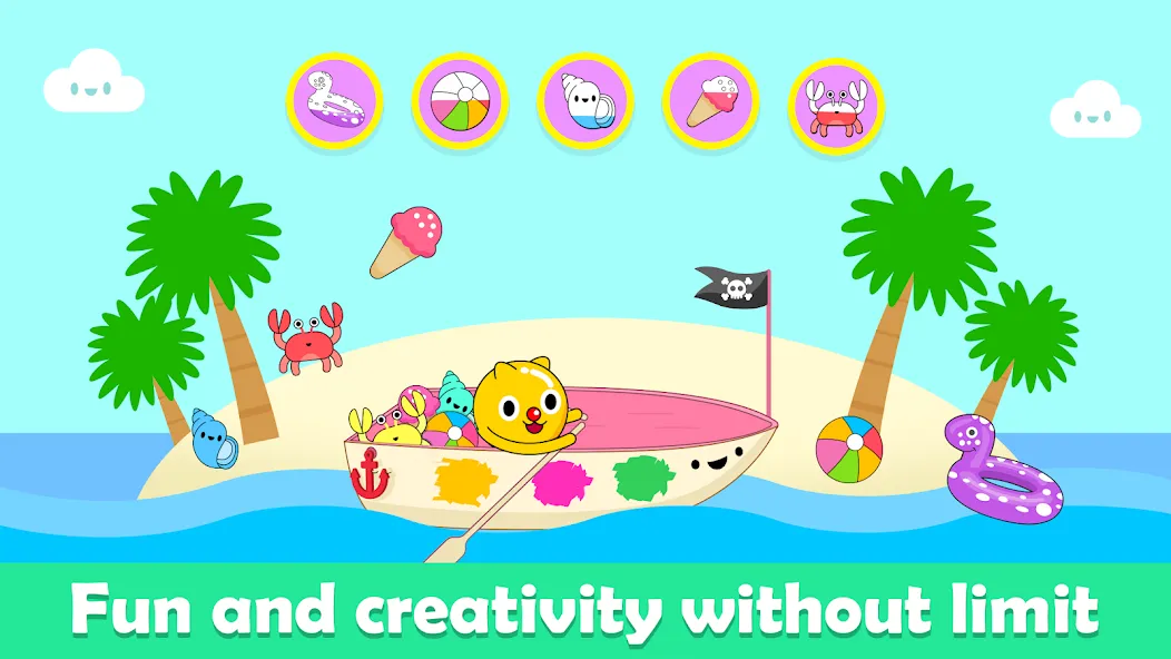 Baby Piano Kids Music Games  [МОД Бесконечные деньги] Screenshot 4