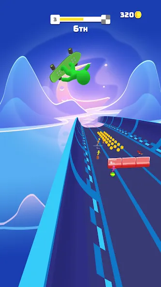 Turbo Stars - Rival Racing (Турбо Старс)  [МОД Бесконечные монеты] Screenshot 1