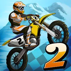 Скачать взлом Mad Skills Motocross 2 (Мад Скилс Мотокросс 2)  [МОД Много монет] - стабильная версия apk на Андроид