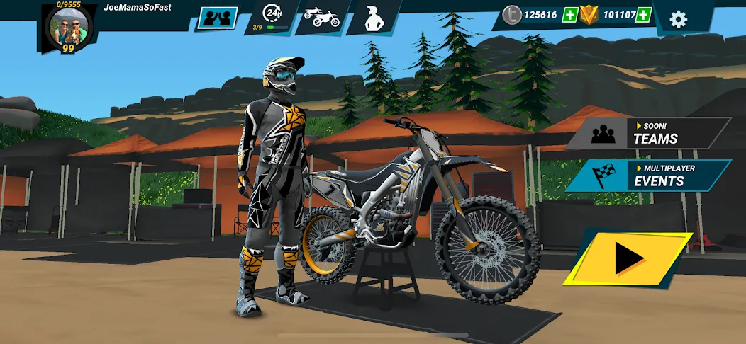 Mad Skills Motocross 3 (Мэд Скиллз Мотокросс 3)  [МОД Меню] Screenshot 4