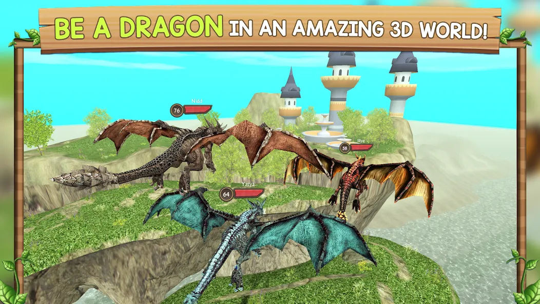 Dragon Sim Online: Be A Dragon  [МОД Mega Pack] Screenshot 1