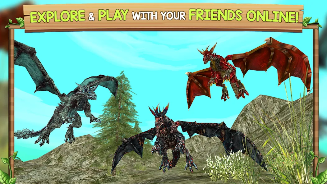 Dragon Sim Online: Be A Dragon  [МОД Mega Pack] Screenshot 4