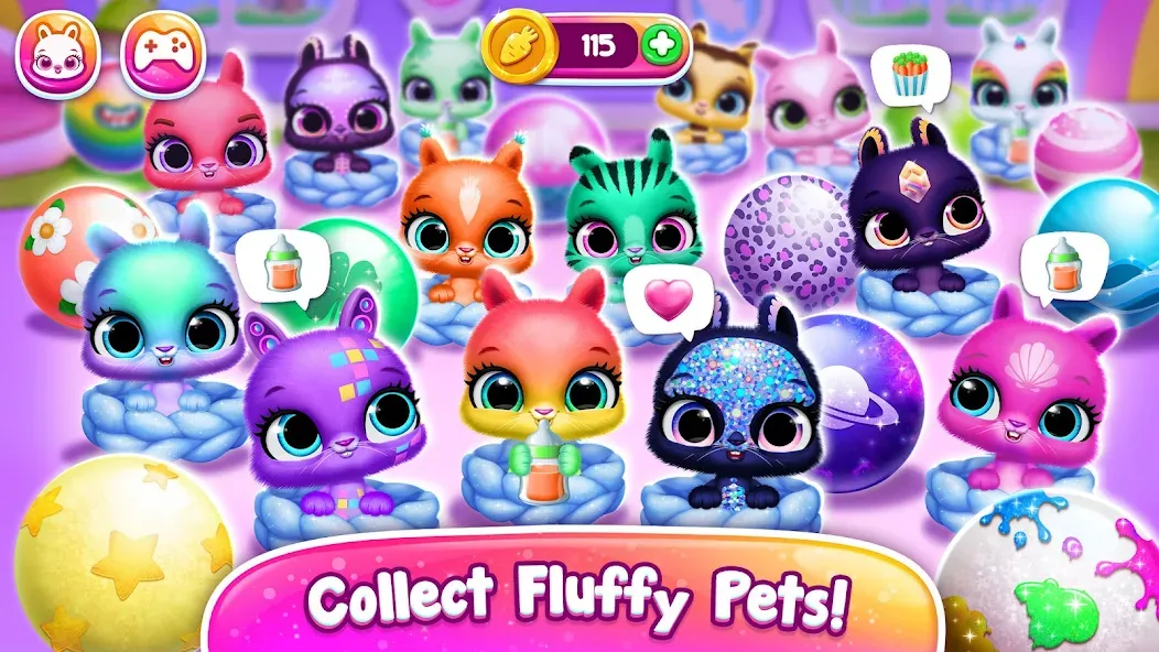 Bunnsies - Happy Pet World (Баннсиз)  [МОД Много денег] Screenshot 4