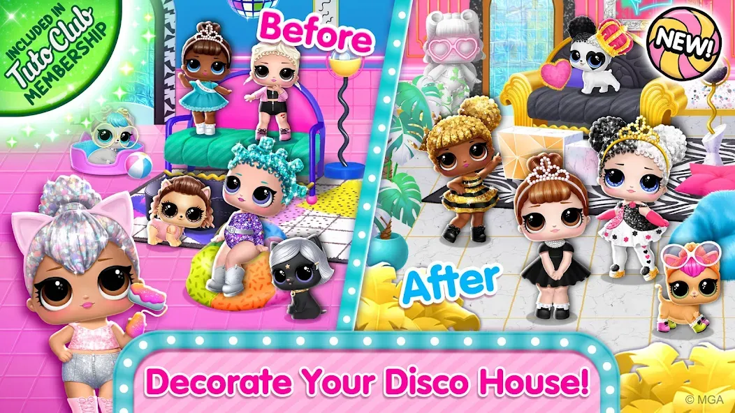 L.O.L. Surprise! Disco House  [МОД Mega Pack] Screenshot 1