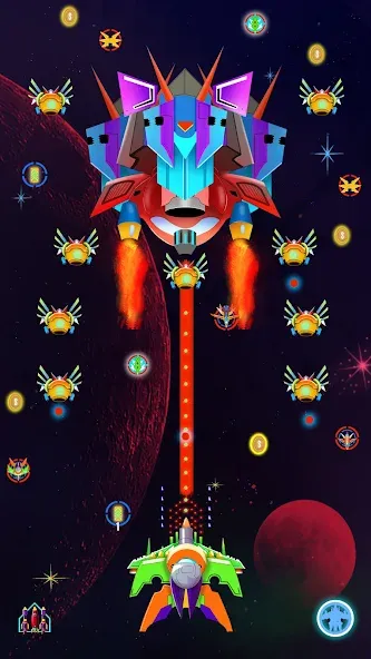 Galaxy Shooting: Alien Attack (Гэлэкси Шутинг)  [МОД Mega Pack] Screenshot 5