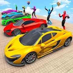 Взлом Mega Ramp Car Games Car Stunts  [МОД Menu] - последняя версия apk на Андроид