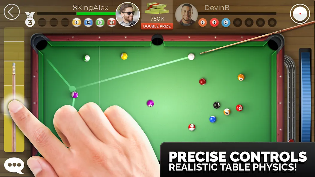 Kings of Pool - Online 8 Ball (Кингс оф Пул)  [МОД Бесконечные деньги] Screenshot 2