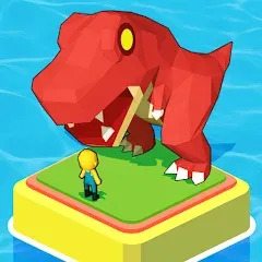 Скачать взлом Dino Tycoon - 3D Building Game  [МОД Unlocked] - стабильная версия apk на Андроид