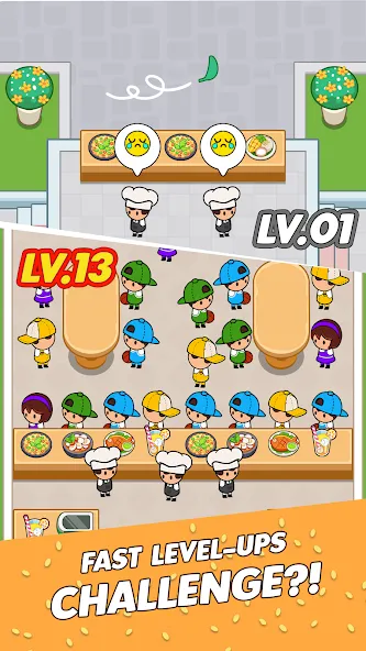 Food Fever: Restaurant Tycoon (Фуд Фивер)  [МОД Unlimited Money] Screenshot 1