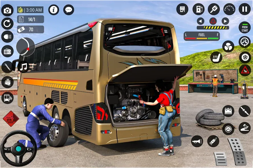 Bus Simulator 3D: Bus Games (Бус Симулятор 3Д)  [МОД Unlimited Money] Screenshot 5