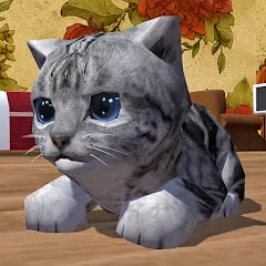 Взлом Cute Pocket Cat 3D (Сьют Покет Кэт 3Д)  [МОД Много денег] - полная версия apk на Андроид