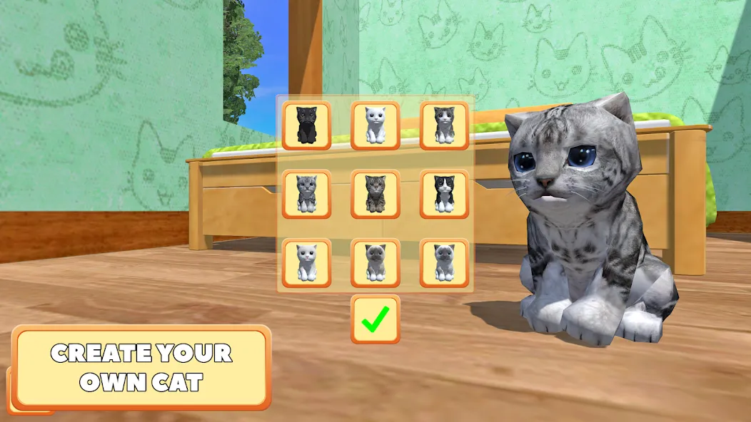 Cute Pocket Cat 3D - Part 2 (Сьют Покет Кэт 3Д)  [МОД Все открыто] Screenshot 1