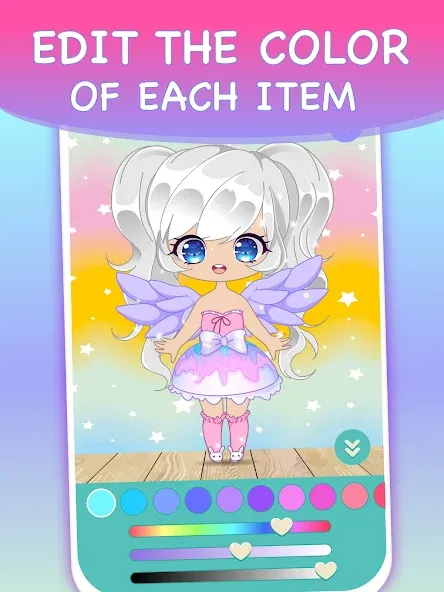 Chibi Dress Up Games for Girls  [МОД Меню] Screenshot 4