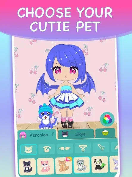 Chibi Dress Up Games for Girls  [МОД Меню] Screenshot 5