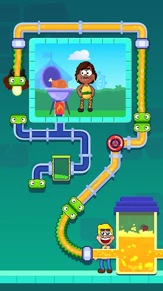 Flow Legends: Pipe Games (Флоу Легенды)  [МОД Много монет] Screenshot 2