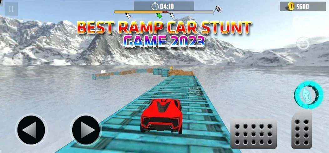 Ramp Car Stunt Challenge (Рамп Кар Стант Челлендж)  [МОД Unlimited Money] Screenshot 1