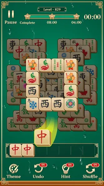 Mahjong Solitaire: 3 Tiles (Маджонг Классик)  [МОД Все открыто] Screenshot 2