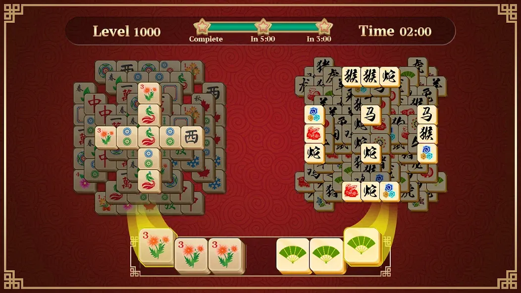 Mahjong Solitaire: 3 Tiles (Маджонг Классик)  [МОД Все открыто] Screenshot 3