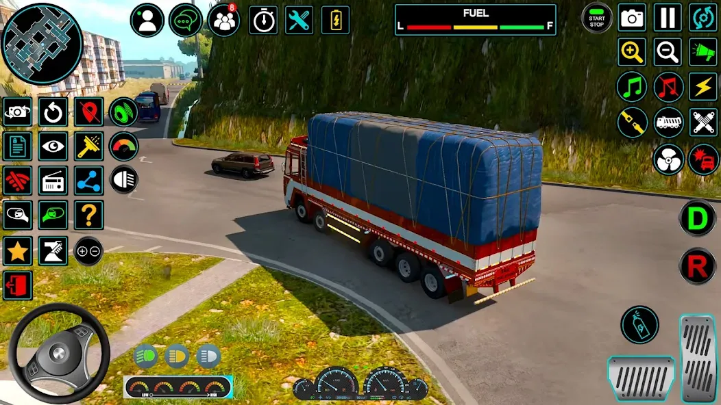 Indian Truck Offroad Cargo Sim (Индийский грузовик   )  [МОД Menu] Screenshot 2