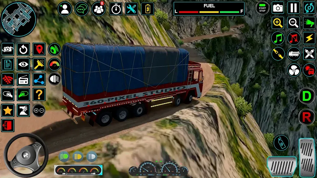 Indian Truck Offroad Cargo Sim (Индийский грузовик   )  [МОД Menu] Screenshot 5