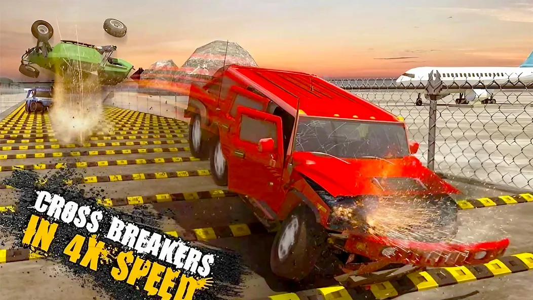 Car Crash Speed Bump Car Games  [МОД Бесконечные деньги] Screenshot 3