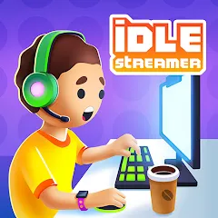 Скачать взломанную Idle Streamer - Tuber game (Айдл стример)  [МОД Menu] - стабильная версия apk на Андроид