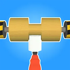 Взлом Lathe 3D: Wood Carving Offline (Токарный станок 3D)  [МОД Menu] - полная версия apk на Андроид