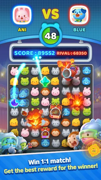 Anipang Match (Анипанг Матч)  [МОД Mega Pack] Screenshot 5