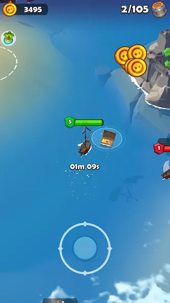 Pirate Raid - Caribbean Battle (Пиратское налетении)  [МОД Menu] Screenshot 3